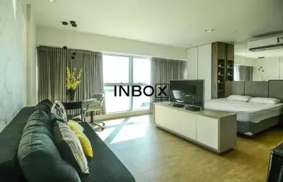 Loft mobiliado no residence du lac, junto ao barra shopping sul, em porto alegre.