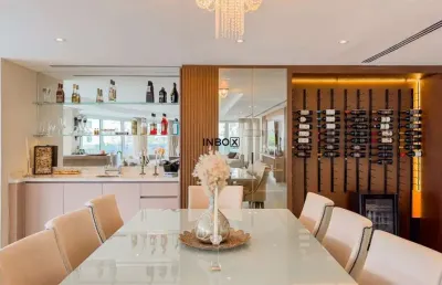 Apartamento 3 suítes mobiliado, 4 vagas no jardim europa