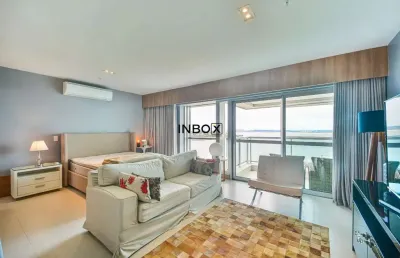 Loft semi mobiliado para locação no residence dulac, bairro cristal, porto alegre/rs