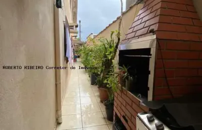 Casa sobreposta para venda em são vicente, vila são jorge, 3 dormitórios, 1 suíte, 2 banheiros, 1 vaga