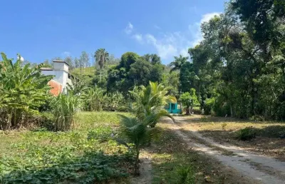 Sítio na ilha de guaratiba com 12280 m² com uma casa, frente estrada principal