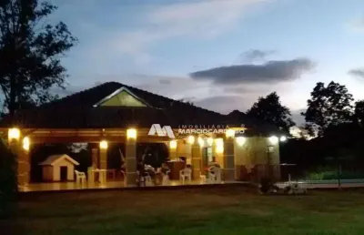 Chácara com 1 dormitório à venda, 2000 m² por r$ 564.000,00 - estancia são paulo  - guapiaçu/sp