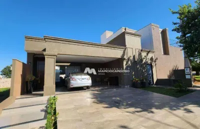 Casa com 3 dormitórios à venda, 220 m² por r$ 1.300.000,00 - jardim botânico - bady bassitt/sp