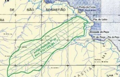 Fazenda com 1 dormitório à venda, 9520000 m² por r$ 45.000.000,00 - ilhabela - ilhabela/sp