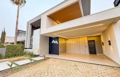 Casa com 3 dormitórios à venda, 248 m² por r$ 2.300.000,00 - village la montagne - são josé do rio preto/sp