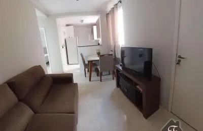 Apartamento com 2 quartos à venda na rua maria ribeiro dos santos prattis, 274, parque gabriel, hortolândia, 49 m2 por r$ 215.000
