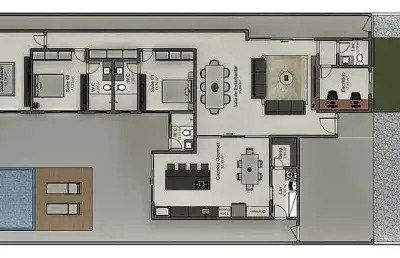 Casa em condomínio fechado com 3 quartos à venda no jardim ypê, paulínia , 243 m2 por r$ 2.050.000