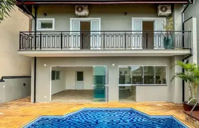 Casa em condomínio fechado com 6 quartos à venda na rua maria carmem chiminazzo, 195, swiss park, campinas, 381 m2 por r$ 2.500.000