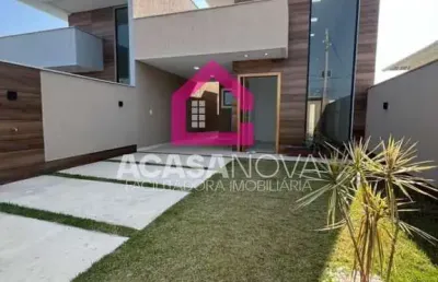Casa para venda em maricá, jardim atlântico leste (itaipuaçu), 3 dormitórios, 1 suíte, 1 banheiro, 2 vagas