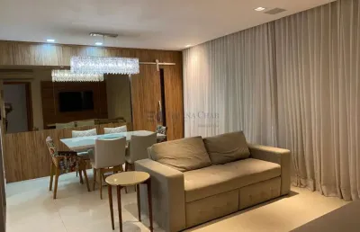 Apartamento mobiliado para venda com 120 m² e 3 suítes  em jardim infante dom henrique, bauru - sp