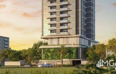 Apartamento com 3 dormitórios à venda, 121 m² por r$ 1.564.500,00 - highline residence - foz do iguaçu/pr