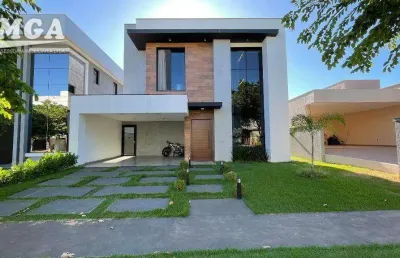 Sobrado com 4 dormitórios à venda, 288 m² por r$ 2.390.000,00 - condomínio terras alpha ii - foz do iguaçu/pr