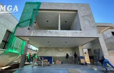 Sobrado com 4 dormitórios à venda, 320 m² por r$ 3.100.000,00 - condomínio horizontal quinta do sol - foz do iguaçu/pr