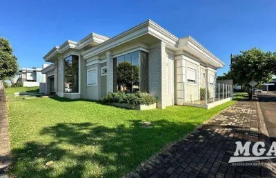 Casa com 3 dormitórios à venda, 243 m² por r$ 1.690.000,00 - condomínio residencial safira - foz do iguaçu/pr