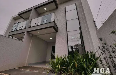 Sobrado com 3 dormitórios à venda, 113 m² por r$ 690.000,00 - jardim copacabana - foz do iguaçu/pr