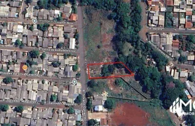 Terreno à venda, 423 m² por r$ 110.000,00 - três lagoas - foz do iguaçu/pr