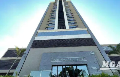Apartamento com 3 dormitórios à venda, 203 m² por r$ 2.700.000,00 - edifício residencial liberty - foz do iguaçu/pr