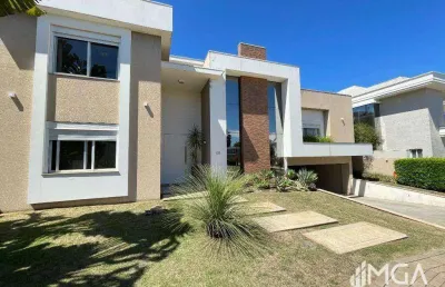 Sobrado com 5 dormitórios à venda, 485 m² por r$ 4.150.000,00 - condomínio iguassu green village - foz do iguaçu/pr