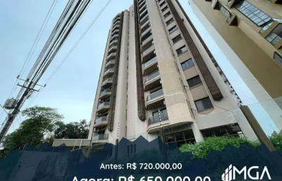 Apartamento com 3 dormitórios à venda por r$ 650.000,00 - edifício flamingo - foz do iguaçu/pr