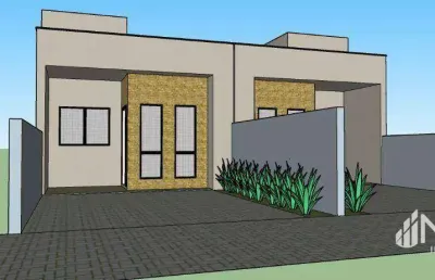 Casa com 2 dormitórios à venda, 67 m² por r$ 350.000,00 - jardim n horizonte - foz do iguaçu/pr