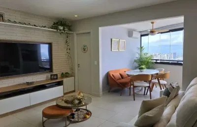 Apartamento 02 suítes com 02 garagens a venda no caminho das árvores - salvador - ba