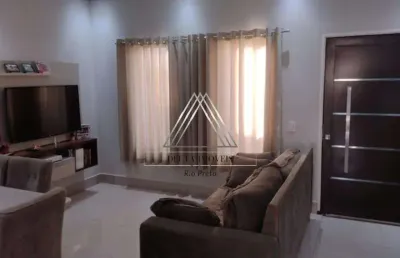 Imperdível oportunidade: casa à venda em são josé do rio preto-sp, villa cassini, 2 quartos, 1 suíte, 1 sala, 2 banheiros, 2 vagas, 130 m².