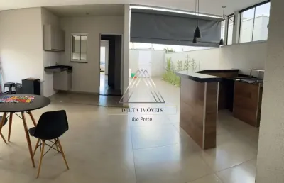 Casa em condomínio à venda em são josé do rio preto-sp, bairro condomínio pacaembu reserva - 2 quartos, 1 sala, 1 banheiro, 2 vagas!