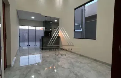 Casa à venda em são josé do rio preto-sp, residencial setsul ii: 3 quartos, 2 suítes, 2 salas, 3 banheiros, 2 vagas, 100m².