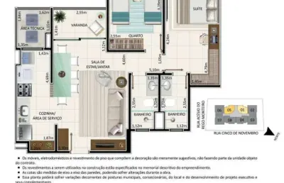 Apartamento com 3 quartos à venda no Horto, Teresina 
