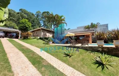 Condomínio palos verdes - casa alto padrão com 4 suítes, escritório, gourmet, piscina, 90% térrea!