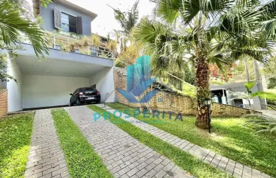 Residencial euroville - casa alto padrão  4 dorms / 2 sts, linda c/ vista, lareira, piscina, quiosque gourmet!