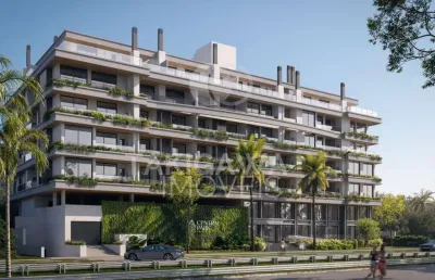 Apartamento para venda em florianópolis, jurerê internacional, 1 dormitório, 1 suíte, 1 banheiro, 1 vaga