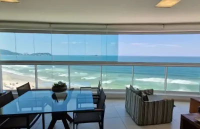 'frente mar e mobiliado! porteira fechada com vista espetacular'