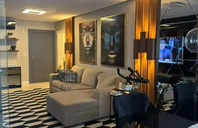 Apartamento 3 suítes mobiliado e decorado | meia praia - itapema