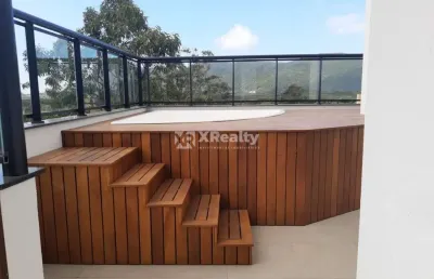 Cobertura com 2 quartos à venda na rua evangelina tavares moellmann, 30, açores, florianópolis por r$ 1.810.000