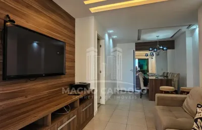 Mobiliado com varanda gourmet – próx. à pelinca e lazer completo!