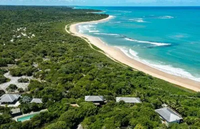 Terreno pé na areia na praia de itapororoca, trancoso