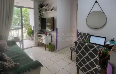 Apartamento para venda em rio de janeiro, anil, 2 dormitórios, 1 banheiro, 1 vaga