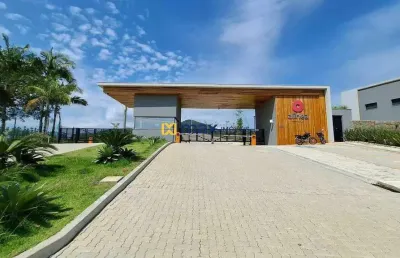 Excelente terreno em condomínio fechado, 205 m², rio do meio, itajaí