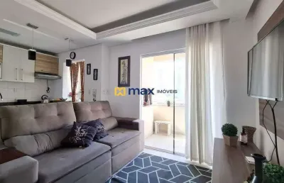 Excelente apartamento semi mobiliado com 2 quartos à venda, vila operária, itajaí