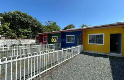 Venda: terreno com 4 casas de 1 dormitório, armação de itapocoroy, penha