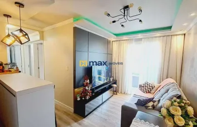 Apartamento mobiliado com 2 dormitórios à venda, itaipava, itajaí