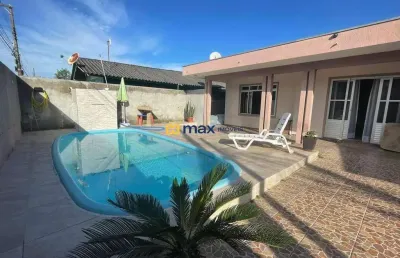 Venda: casa 03 dormitórios com piscina centro navegantes sc