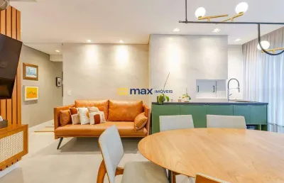 Excelente apartamento mobiliado à venda, 1 suíte + 2 demi suítes ressacada,itajaí