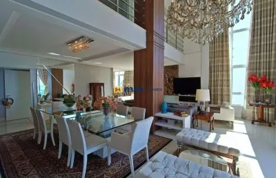 Apartamento com pé direito duplo padrão embraed vista mar centro, baln. camboriú