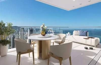 Lançamento: apartamento 4 suítes e 3 vagas no centro de balneário camboriú