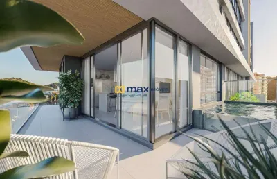 Excelente apartamento à venda, 3 suítes, piscina privativa à venda, praia brava, itajaí