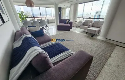 Apartamento amplo mobiliado com 4 suítes (1 master), à venda, centro, itajaí