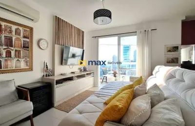 Apartamento semi mobiliado com 3 quartos (1 suíte) à venda no bairro centro em itajaí