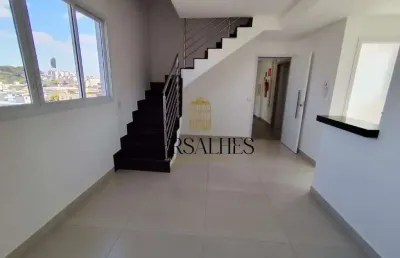 Cobertura para alugar com 2 quartos, 2 banheiros, 150m², no bairro padre eustáquio, com 2 vagas de garagem
